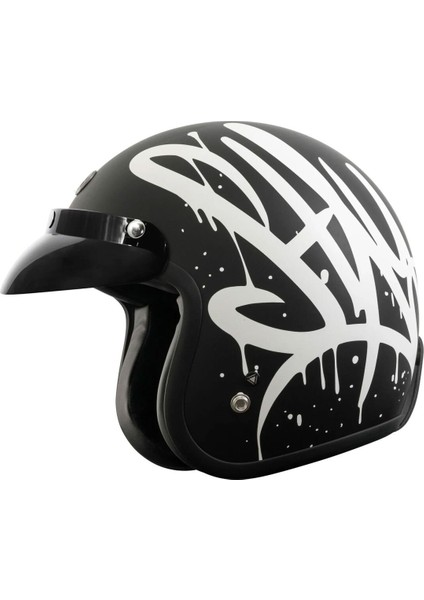 T-50 Del Mar Wild One Açık Motosiklet Kaskı Mat Siyah Gri fiyatları