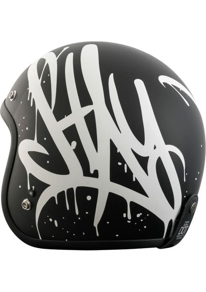T-50 Del Mar Wild One Açık Motosiklet Kaskı Mat Siyah Gri modelleri