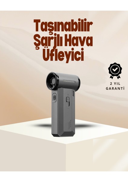 Yüksek Hızlı Kablosuz El Tipi Hava Üfleme Temizlik Cihazı