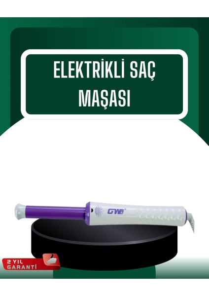 Profesyonel Saç Kıvırma Makinesi – 32 mm Geniş Bukle Maşası