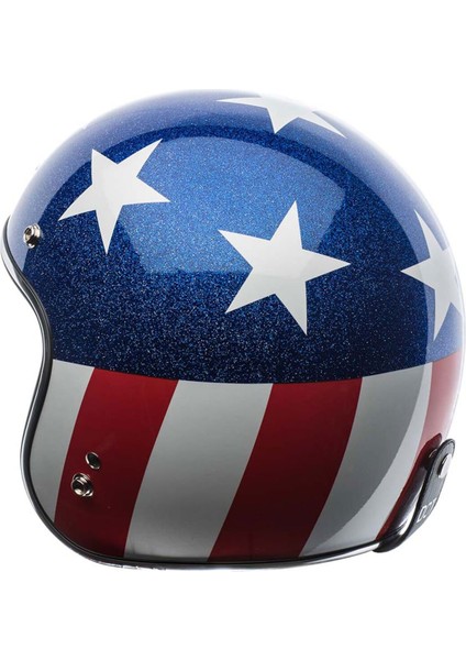 T-50 Del Mar Captain Vegas Açık Motosiklet Kaskı Beyaz modelleri