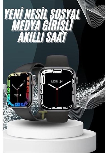 Yeni Model Akıllı Saat Dokunmatik Ekran Unisex Amoled Ekran 44 mm fiyatları