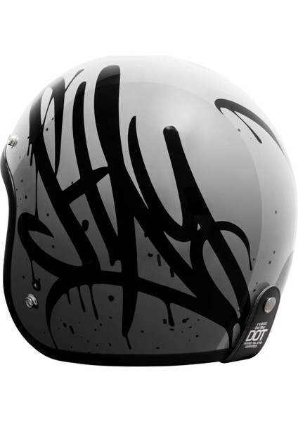 T-50 Del Mar Wild One Açık Motosiklet Kaskı Gri Siyah modelleri