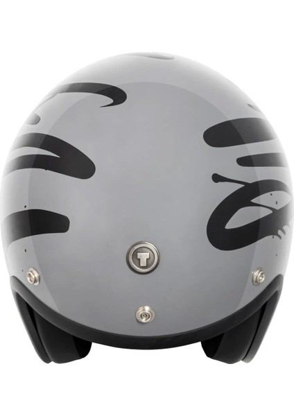 T-50 Del Mar Wild One Açık Motosiklet Kaskı Gri Siyah fırsatları