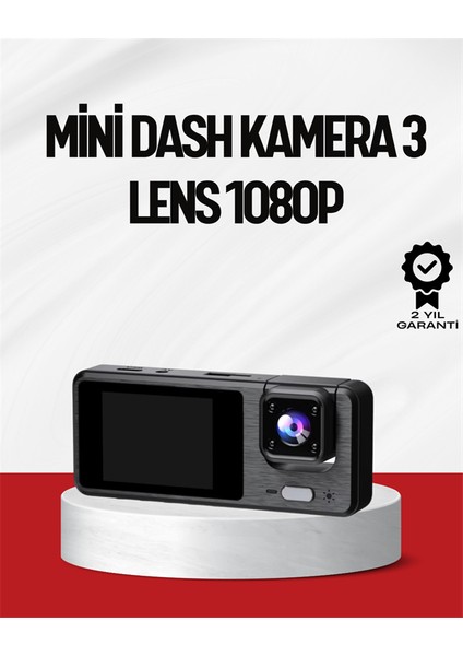 3 Kameralı Dvr Araç Kamerası – Tam Güvenlik, Tam Kapsama