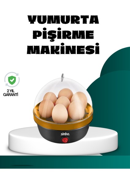 Elektrikli Yumurta Pişirme Makinesi 7 Yumurta Kapasiteli
