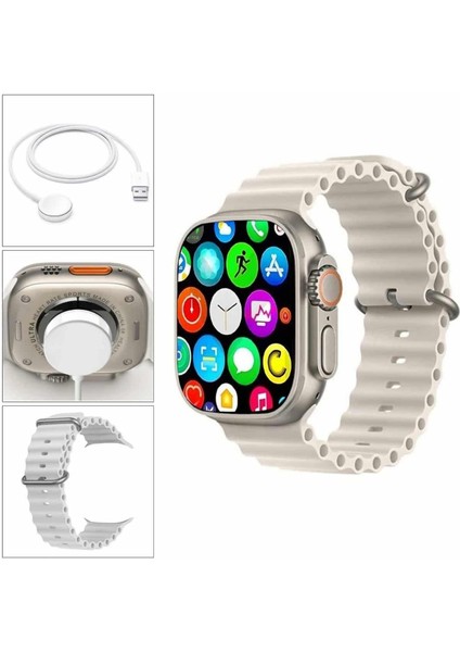 Akıllı Saat Bleutooth Bağlantılı Akıllı Saat Amoled Ekran 49 mm fırsatları