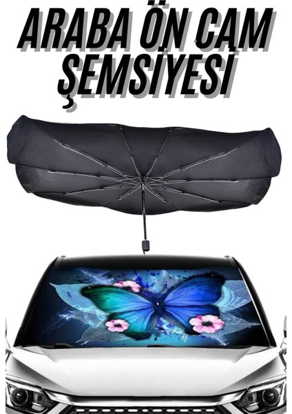 Güneş Önleyici Katlanabilir Oto Araba Güneşlik Şemsiye Tip Ön Cam