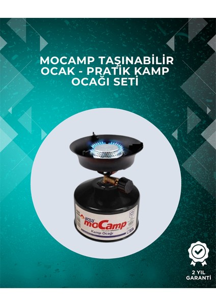220 gr Gaz Tüpüyle 4 Saat Yanabilen Verimli Kamp Ocağı