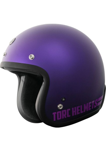 T-50 Del Mar Call Indecent Açık Motosiklet Kaskı Mor