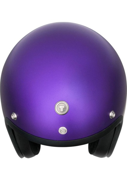 T-50 Del Mar Call Indecent Açık Motosiklet Kaskı Mor fırsatları
