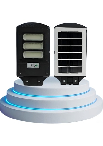 300 Watt Güneş Enerjili Sokak Lambası Direkli