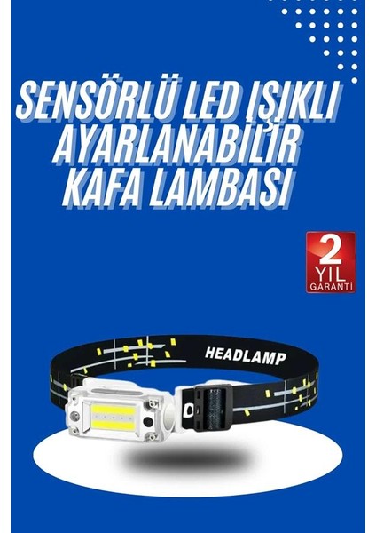Kafa Lambası, Su Geçirmez Kafa Feneri 3 Mod Aydınlatma fiyatları