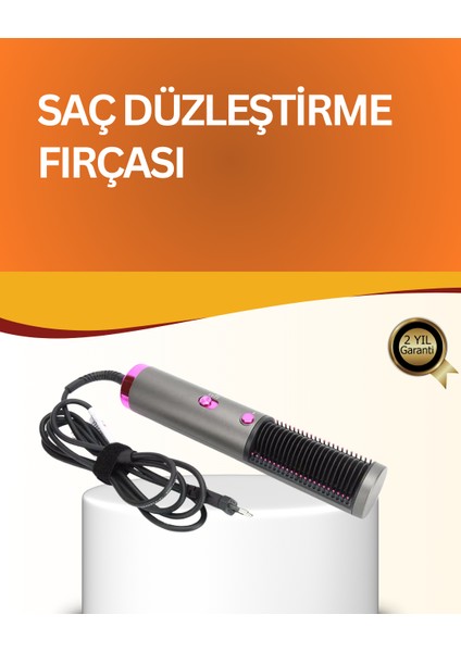 Çok Yönlü Kullanıma Uygun Saç Kurutma ve Düzleştirme Fırçası
