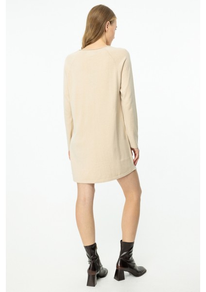 45365 Onteks Çizgi Kabartmalı Elbise fırsatları