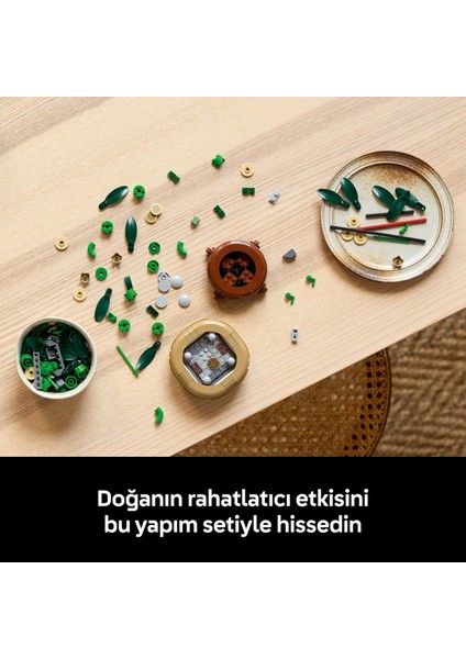 LEGO Botanicals Şans Bambusu 10344 – Yetişkin Kadın ve Erkekler Için Bambu Sapları, Çakıl Taşları ve Ahşap Efektli Saksı Içeren Dekoratif Bitki Seti, Ev ve Ofis Dekorasyonu Hediye Fikri (325 Parça) fiyatları