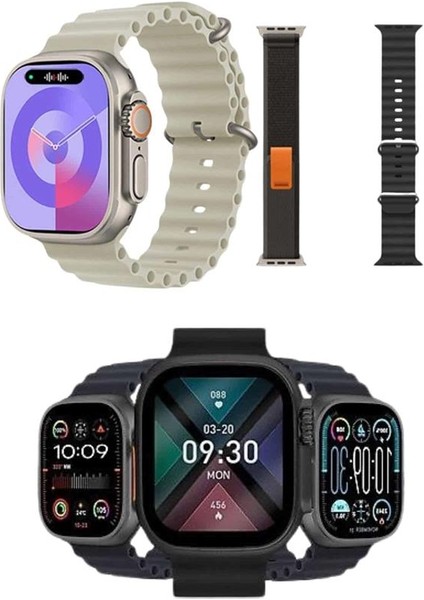 Yeni Nesil Akıllı Kol Saati Nabız Ölçer Gps Uyumlu 49 mm Kasa indirimleri