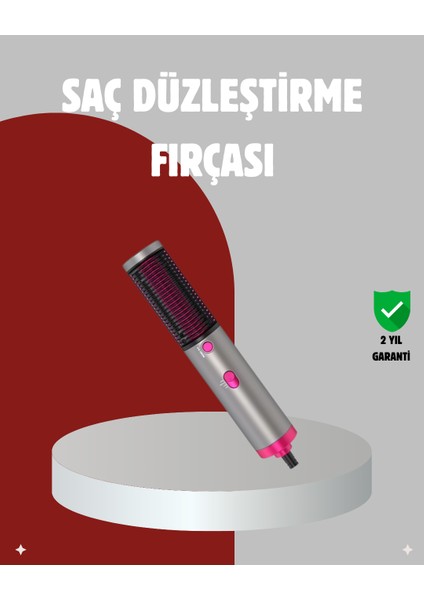 Elektriklenme Önleyici Iyonik Saç Şekillendirme Fırçası
