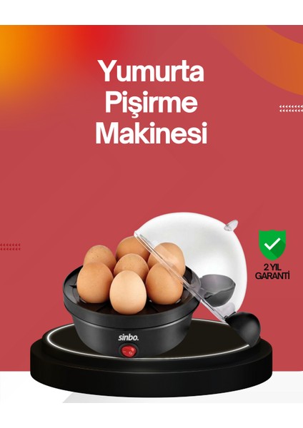 7 Yumurtalık Buharlı Yumurta Pişirme Cihazı Otomatik Kapanma Özellikli