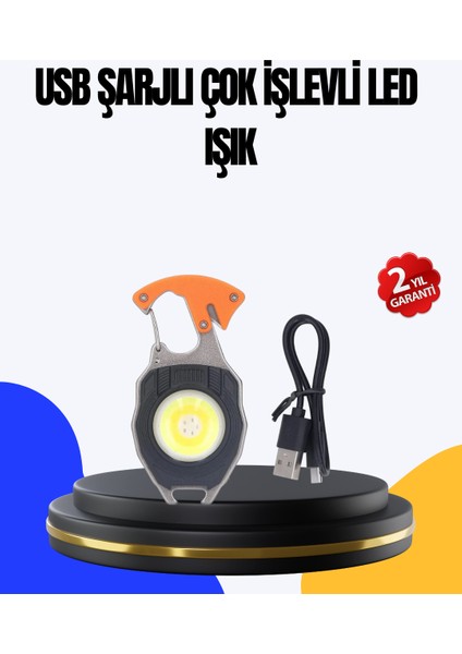 Kamp ve Doğa Yürüyüşü Için Çok Fonksiyonlu Fener