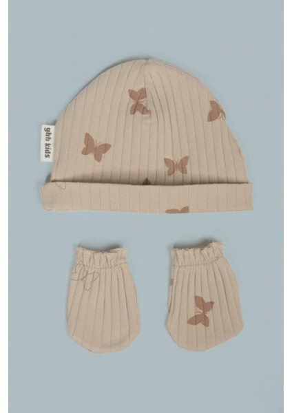 Yeni Doğan Şapka & Eldiven Seti – %100 Pamuklu Penye Extra Yumuşak Hafif Terletmez, 0-6 Ay Unisex fiyatları