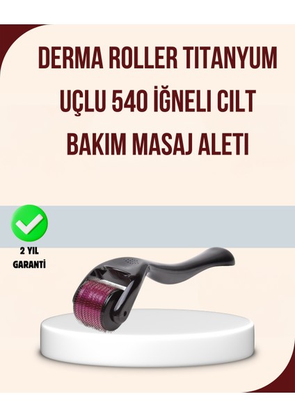 Titanyum Mikro Iğneli Dermaroller 1 mm Kırışıklık ve Leke Karşıtı