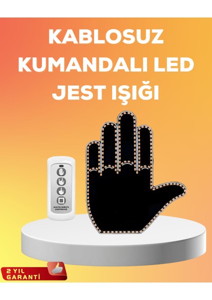 Kompakt Tasarımlı LED Jest Işığı – Selam ve Teşekkür Modları