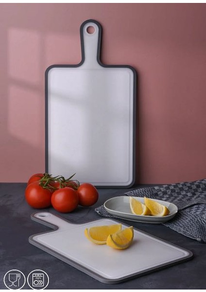 2’li Kaydırmaz Kesme Tahtası Kulplu Kesim Panosu modelleri