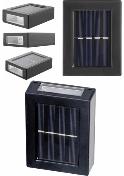 Solar Lamba Dekoratif Aplik Su Geçirmez LED Işıklı Duvar Lambası fırsatları