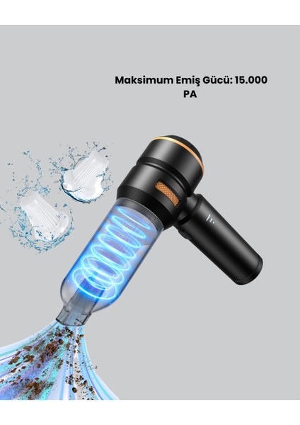 Araç Içi Derinlemesine Temizlik Için Kompakt ve Ergonomik El Süpürgesi fırsatları