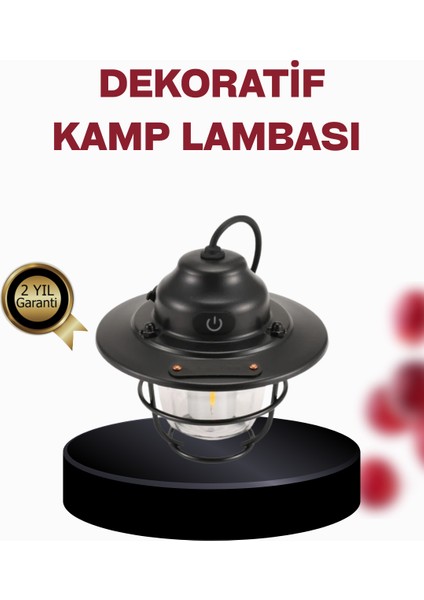 Su Geçirmez Taşınabilir Çadır Gece Lambası