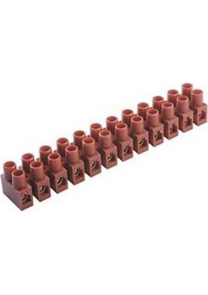 Kaim G00006F ,4mm² KIRMIZI/12PIN Sıra Klemens