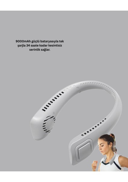 9000MAH Şarjlı Boyun Tipi Taşınabilir Vantilatör fiyatları