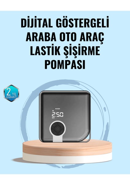 Type-C Şarj Girişli Taşınabilir Elektrikli Hava Pompası