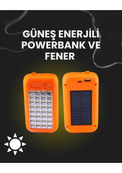 GS-875 Güneş Enerjili Powerbank