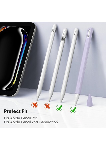 Apple Pencil Pro & Apple Pencil 2. Nesil Için Uyumlu Koruyucu Esnek Silikon Kılıf (Kalem Değildir!) fiyatları