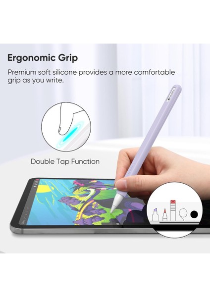 Apple Pencil Pro & Apple Pencil 2. Nesil Için Uyumlu Koruyucu Esnek Silikon Kılıf (Kalem Değildir!) fırsatları