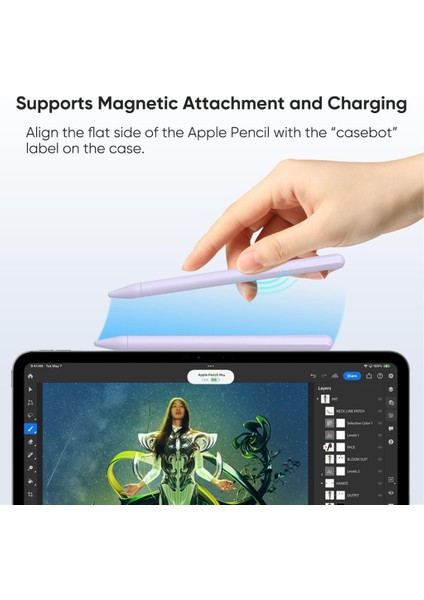 Apple Pencil Pro & Apple Pencil 2. Nesil Için Uyumlu Koruyucu Esnek Silikon Kılıf (Kalem Değildir!) indirimleri