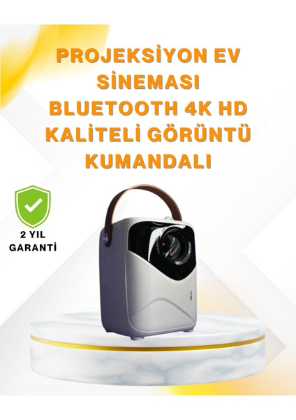 Ultra Hd Çözünürlüklü Taşınabilir Projektör – 1920X1080 Piksel Görüntü Kalitesi