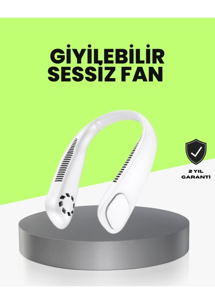 Bıçaksız Güvenli Tasarımlı Sessiz Boyun Fanı