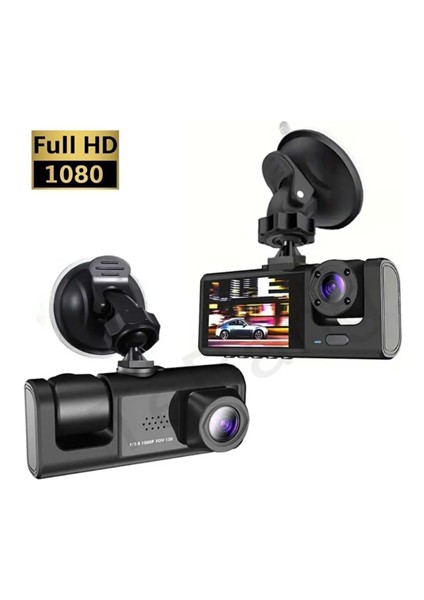 3 Kameralı Dashcam Sistem – Geri Görüş Yardımı, Park Koruması ve G-Sensör indirimleri