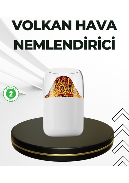 USB Şarjlı Volkanik Tasarımlı Buhar Makinesi