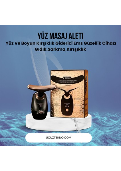 Yüz ve Boyun Masaj Aleti – Yunus Tasarım, Kırışık Görünümü Giderici