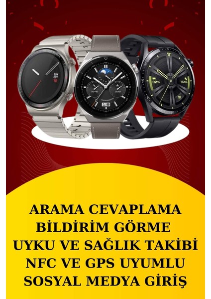 Dijital Göstergeli Bluetooth Kulaklık ve Bildirim Görebilen Akıllı Saat Alarm ve Titreşim modelleri