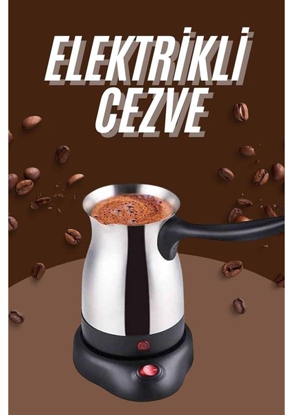 Çelik Kahve Makinesi Cezve 800 Watt Paslanmaz Çelik Türk Kahvesi Makinesi fiyatları
