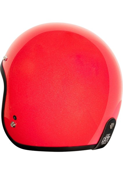 T-50 Del Mar Açık Motosiklet Kaskı Kırmızı fırsatları