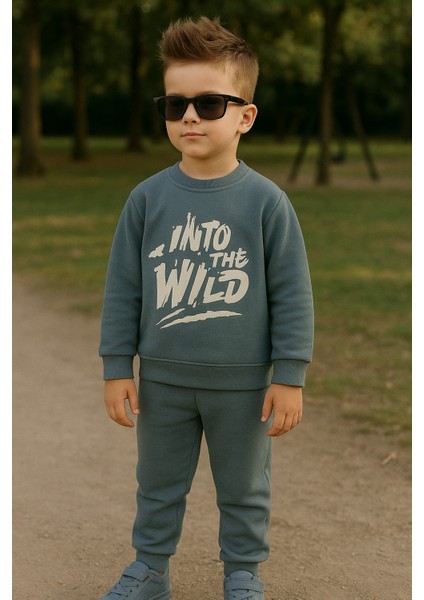 Erkek Çocuk Mevsimlik Kışlık Eşofman Takımı Pamuklu Şardonlu Sweatshirt Alt 3-4-5-6 Yaş modelleri