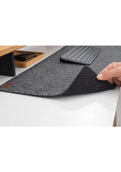 XL Keçe Desk Mat -Büyük Boy Klavye Mouse Pad -60X33 cm Keçe Masa Matı fırsatları