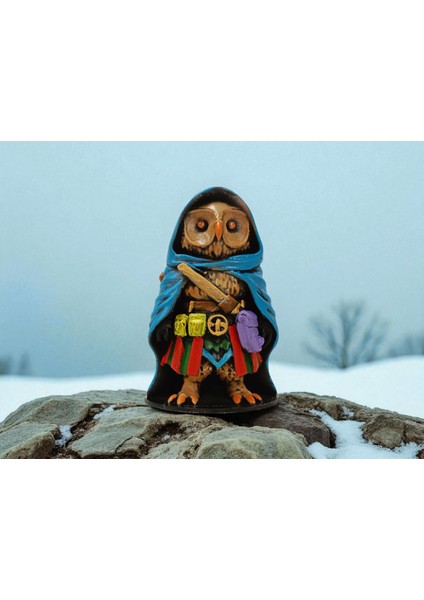 Thief (Hırsız) - 3D Figür Baykuş - Mysterious Owls - 006