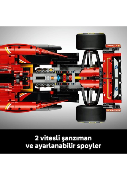 LEGO Technic Ferrari Sf–24 F1 Araba 42207 – Yetişkinler Için 1:8 Ölçekli V6 Motor, Vites Kutusu, Direksiyon ve Drs Içeren Koleksiyonluk Yarış Arabası Modeli Yapım Seti, Hediye Fikri (1361 Parça) fiyatları